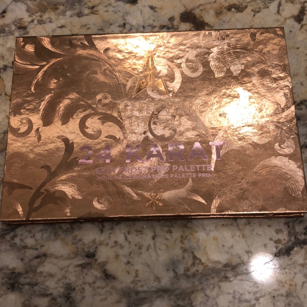 Jeffree star 24 karat skin frost palette